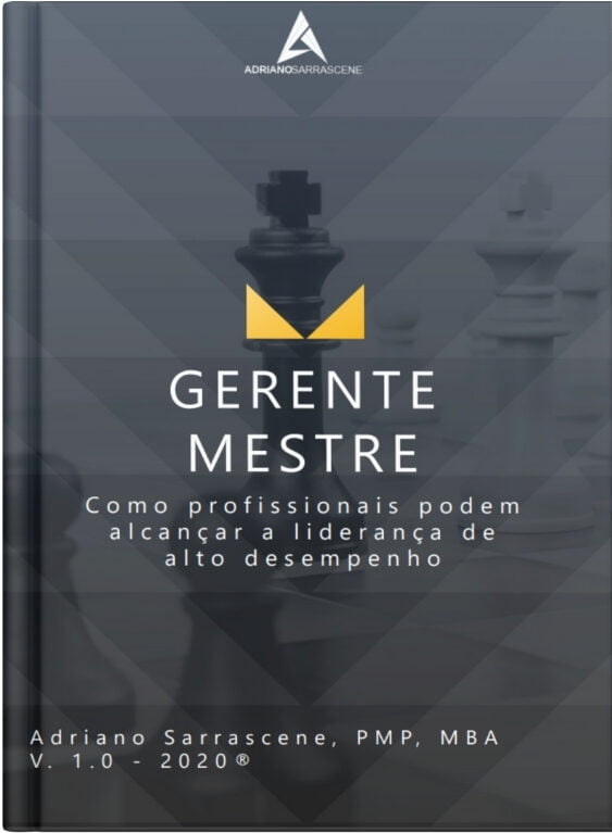Capa do Livro Gerente Mestre - O Guia definitivo para líderes iniciantes na gestão de equipes.